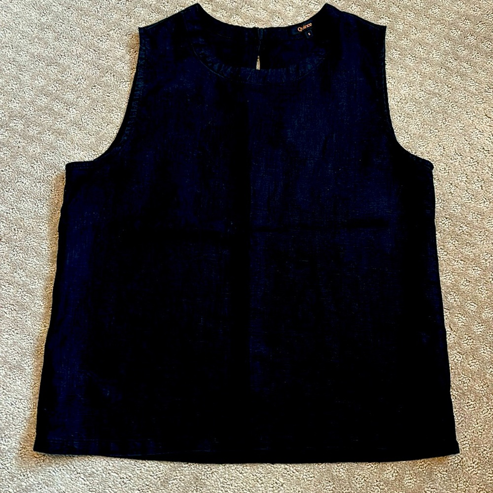 Quince Linen Sleeveless Top